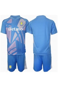 Aston Villa Doelman Babytruitje 3e tenue Kind 2024-25 Korte Mouw (+ Korte broeken)